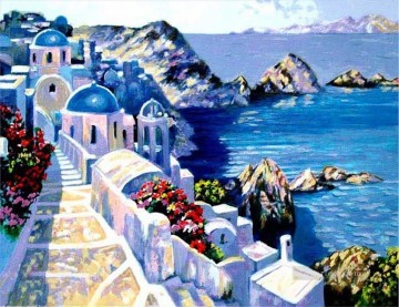 Mediterranean 18 Oil Paintings